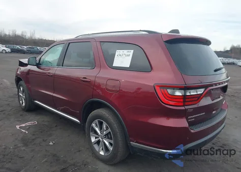 2016 Dodge Durango Limited z USA, uszkodzony, nr VIN 1C4RDJDG8GC353507